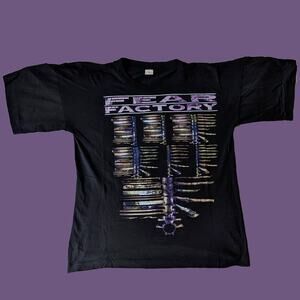 Original 1995 Fear Factory Demanufacture Italian Bootleg T-Shirt - Never Worn